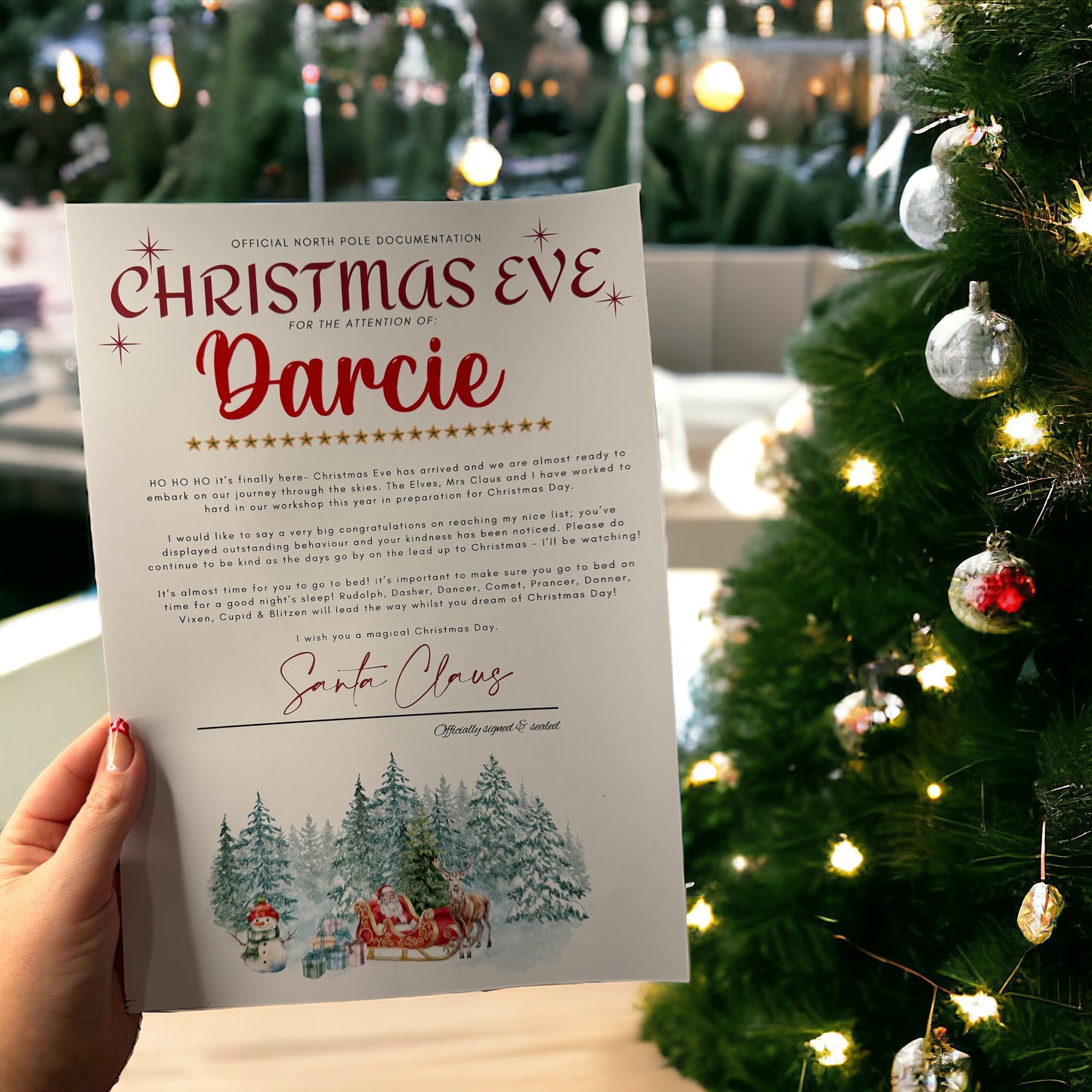 Personalised Christmas Eve Letters,