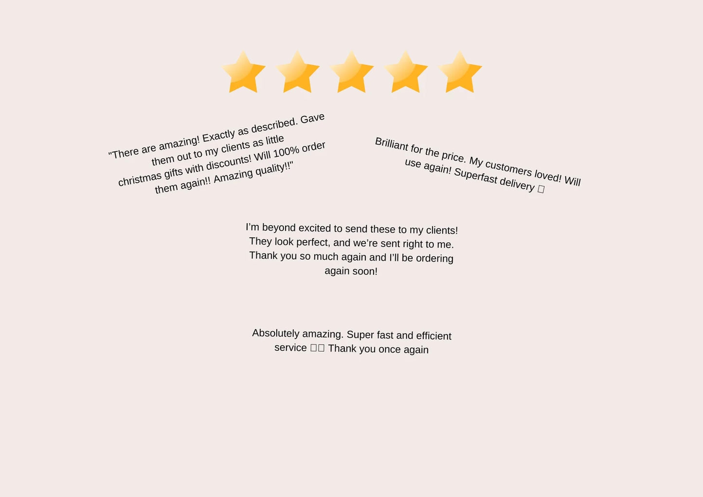 Personalised Scratch Off Thank You Cards | Custom Logo Business Cards | Christmas or Standard Design