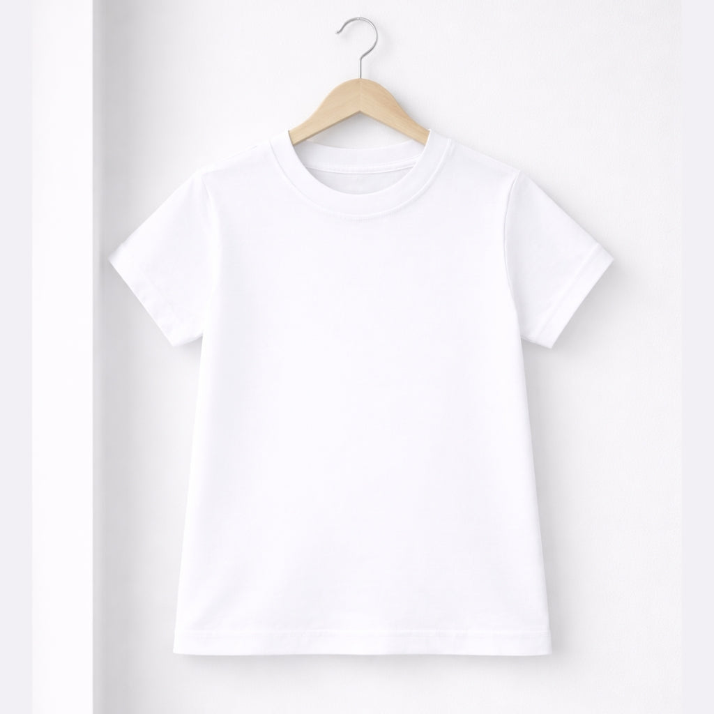 Childrens Blank white T-shirt