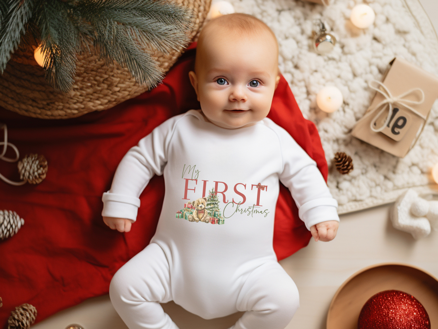 First Christmas Baby Grows