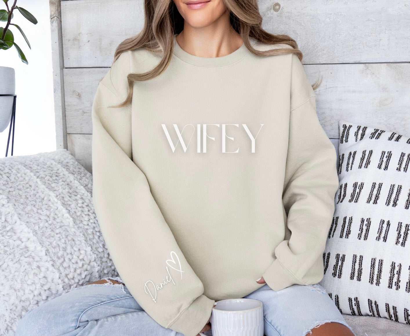 Personalised Wifey Jumper