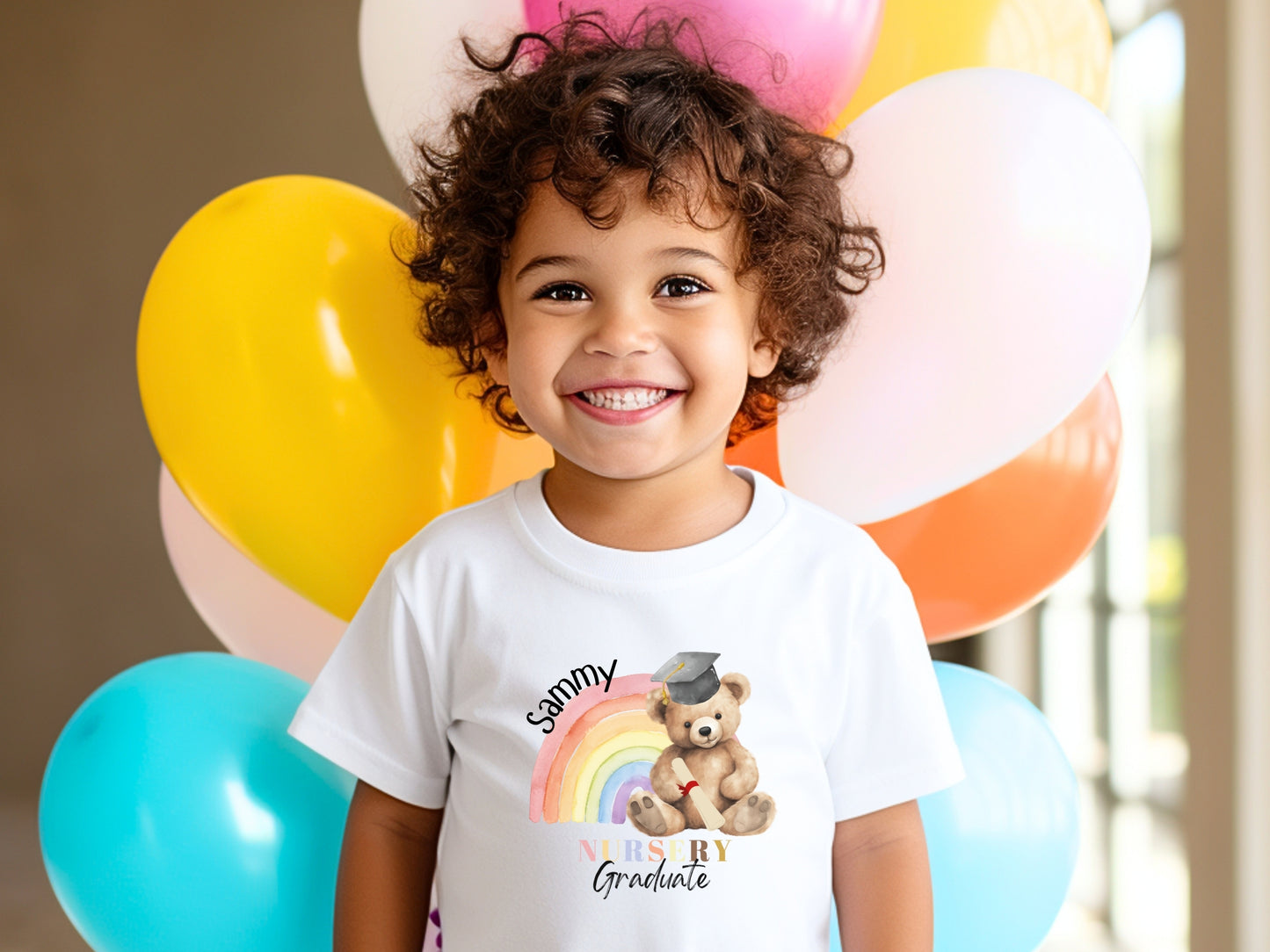 Personalised Nursery Graduate Tshirt