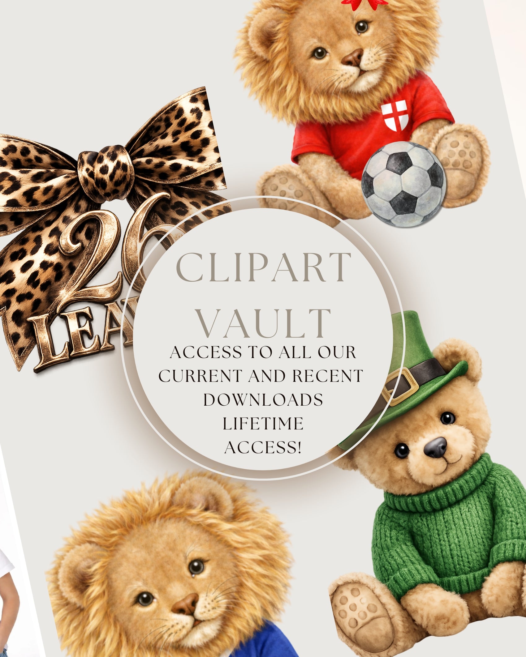 Clipart Bundle, England Teddy, St.Patricks Teddy, Scottish Teddy
