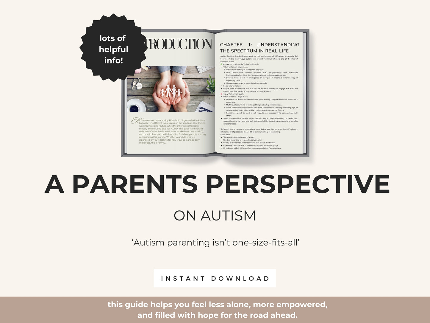 Autism support, E-book about Autism, ADHD, autism resources, raising autistic children, E-book Download, digital parenting guide, Autism