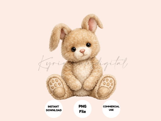 Cute Easter Bunny Illustration