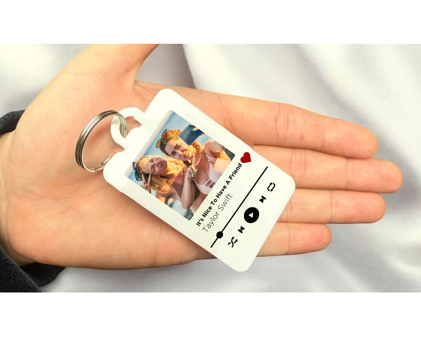 Personalised Spotify Keyring