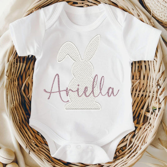 Personalised Easter Bunny Baby Vest