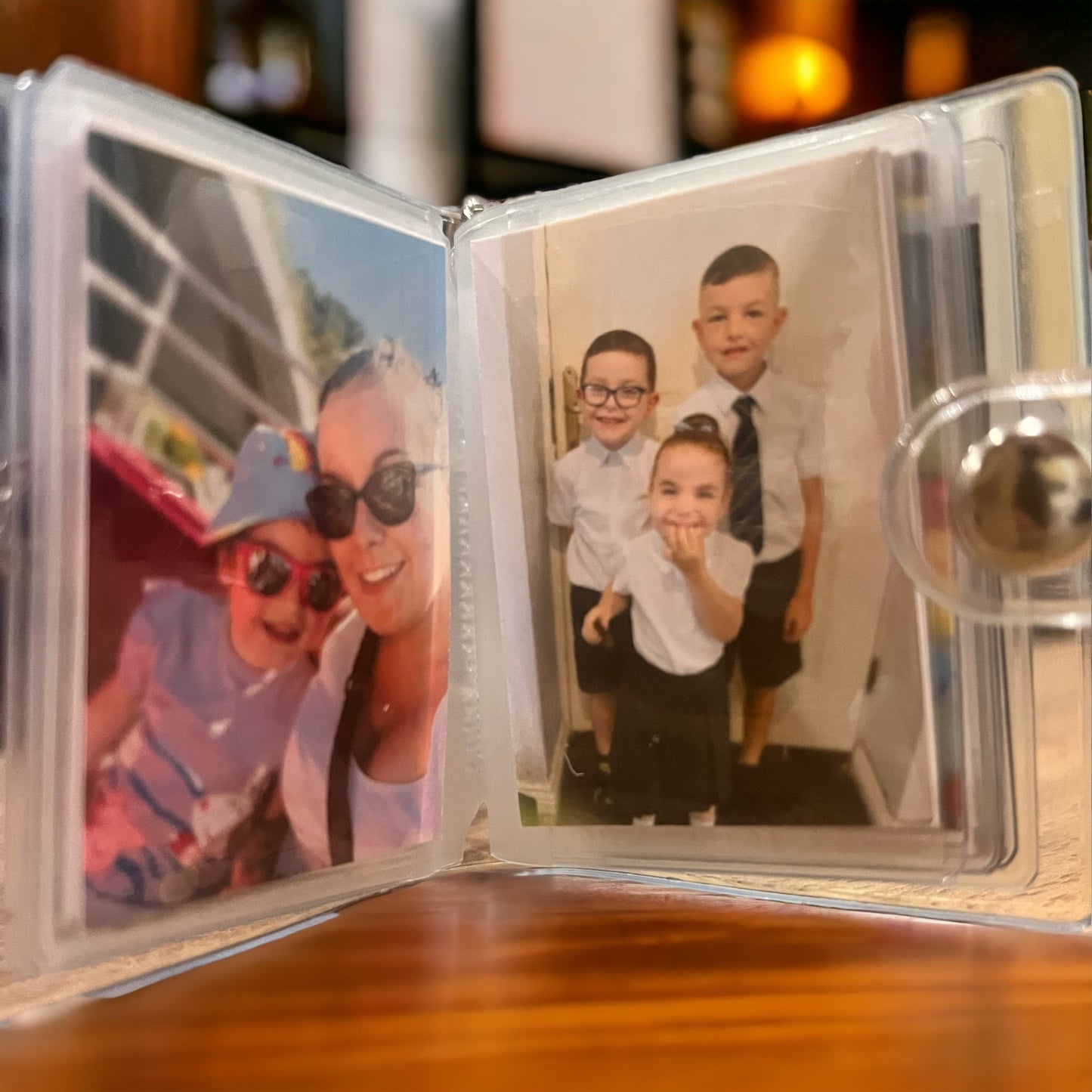 Personalised Mini Photo Album Keyring