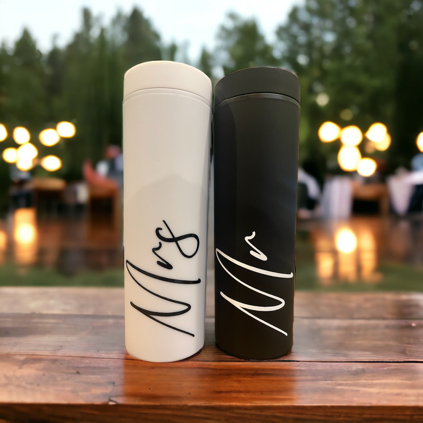 Personalised Mr and Mrs Tumbler Set