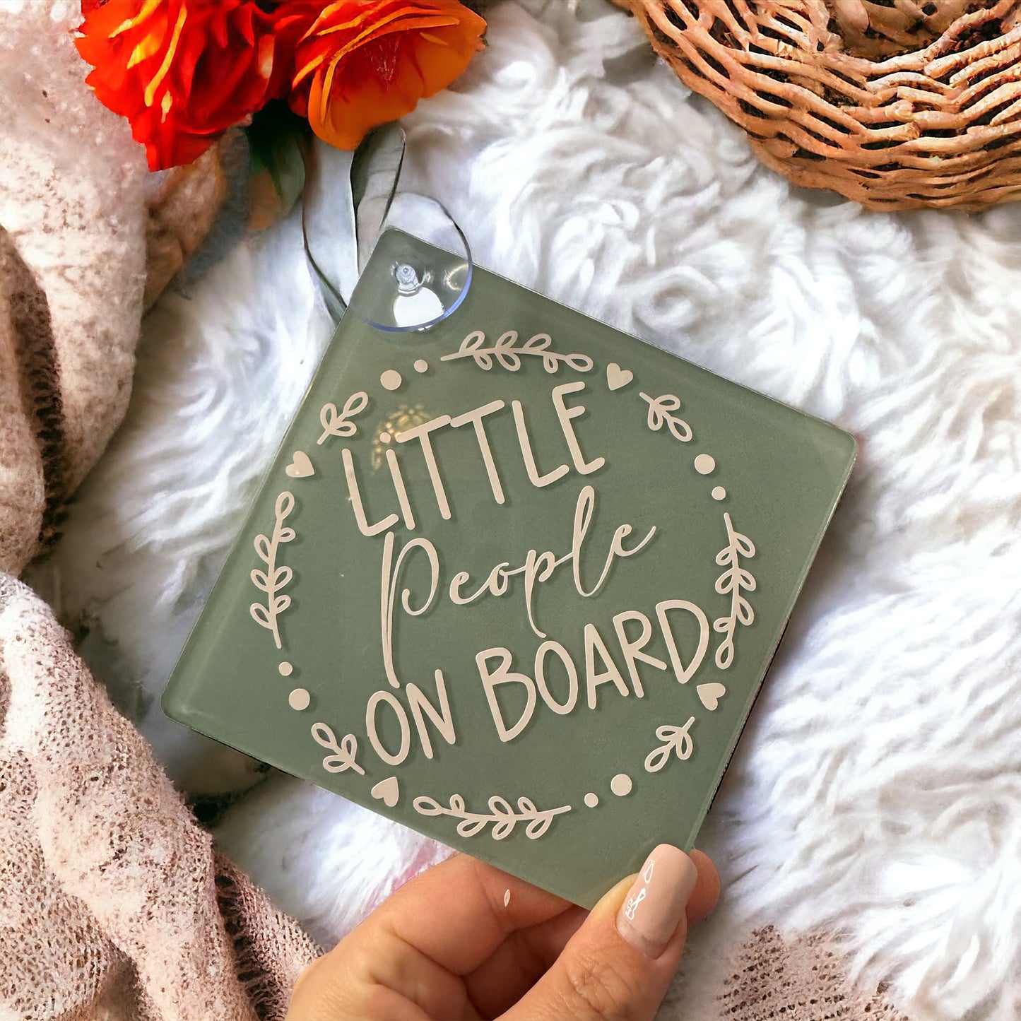 Personalised Baby On Board Sign, Acrylic Baby on Board Sign