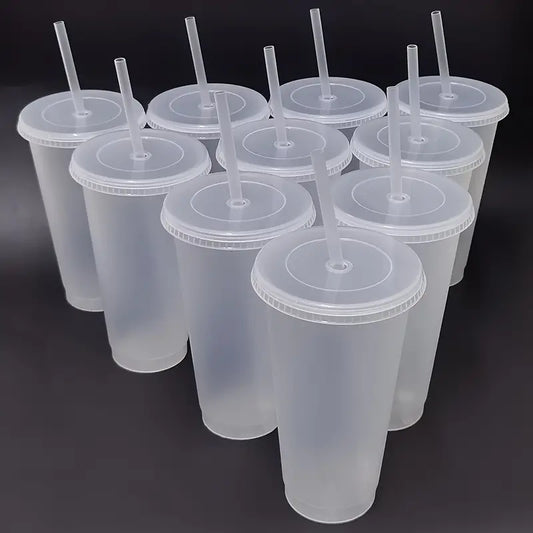 clear Frosted 24oz Cold cups