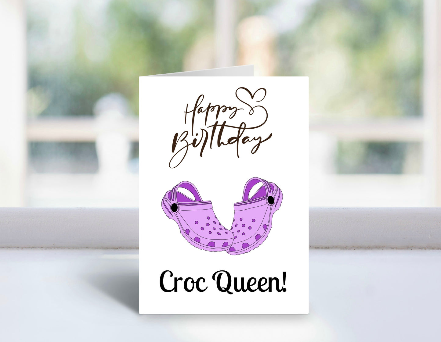 Birthday Croc Card