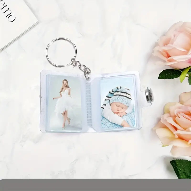 Personalised Mini Photo Album Keyring