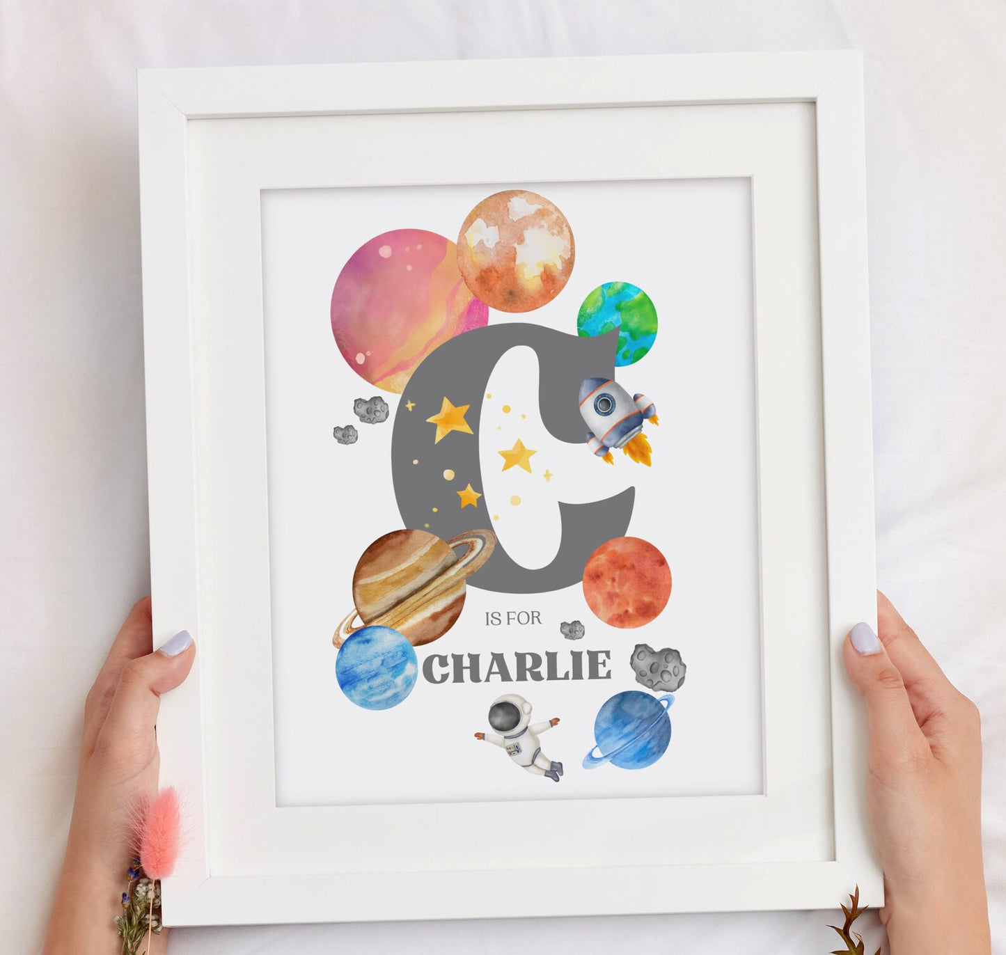 Personalised Nursery Space Illustration