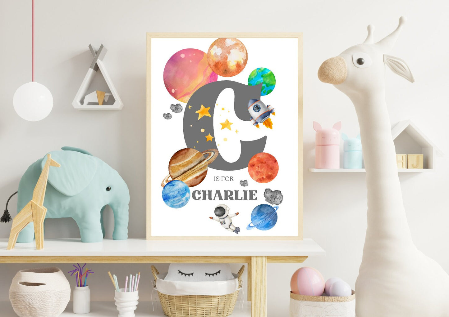 Personalised Nursery Space Illustration