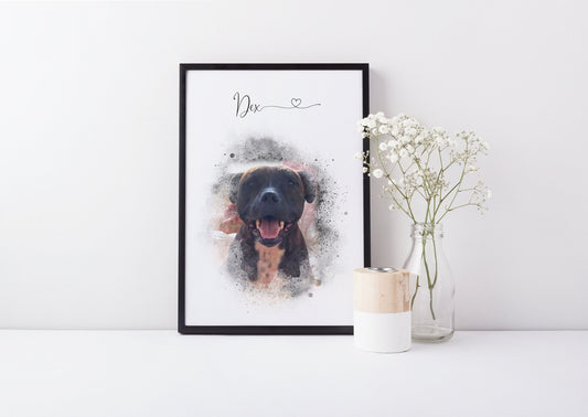 Personalised Pet portrait Illustration