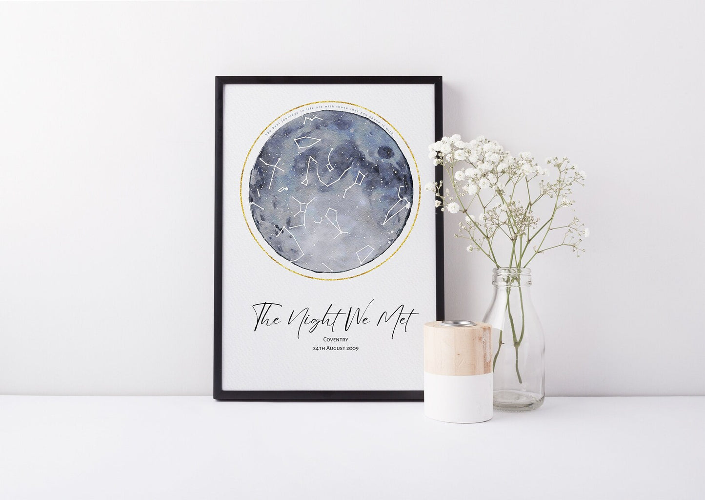 Personalised Star Map Illustration