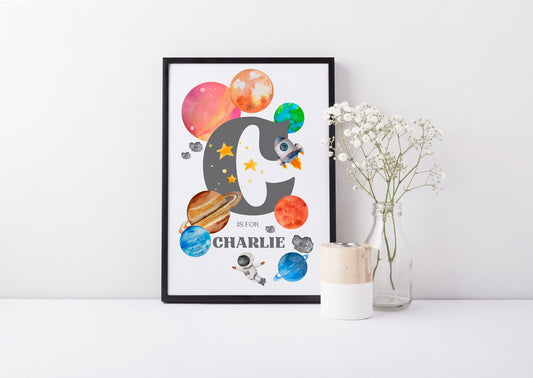 Personalised Nursery Space Illustration