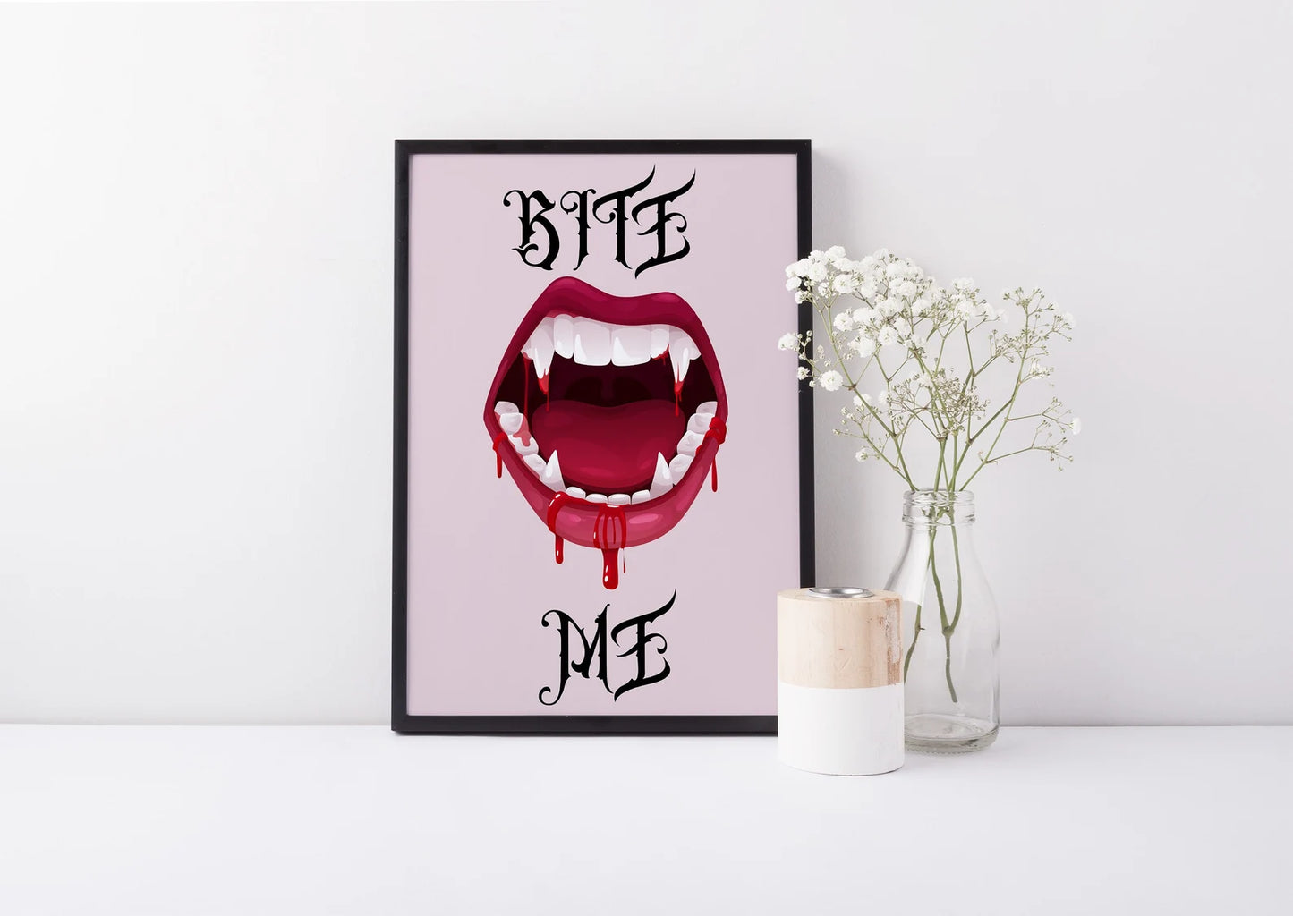 Halloween Bite me Illustration