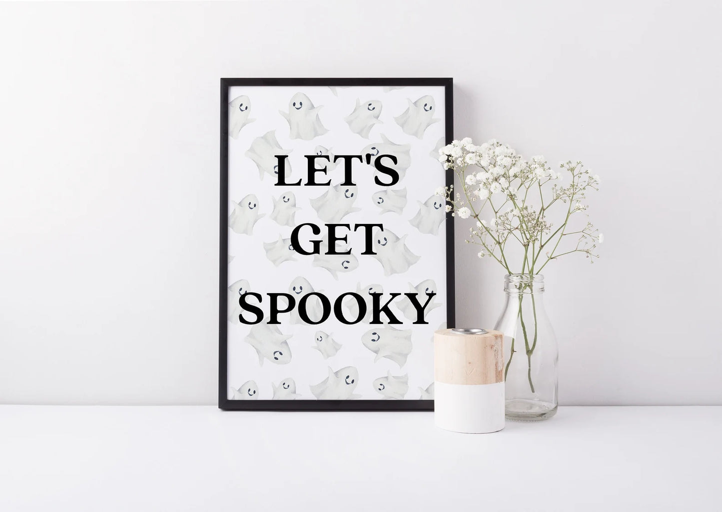 Spooky Halloween Ghost Illustration