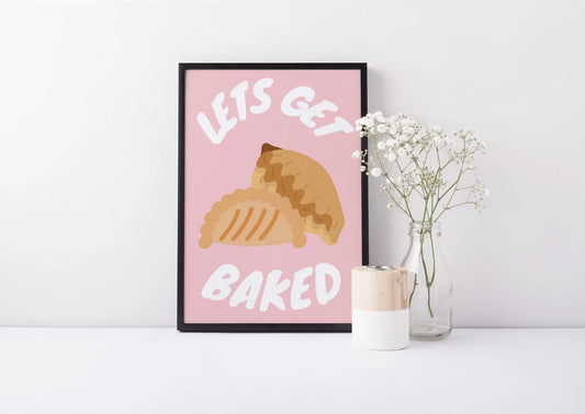 Funny Kitchen Wall Art Illustration