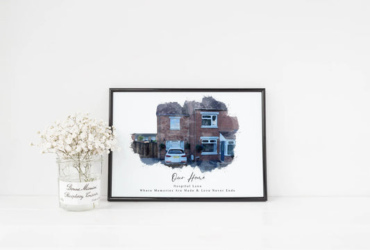 Personalised House Illustration