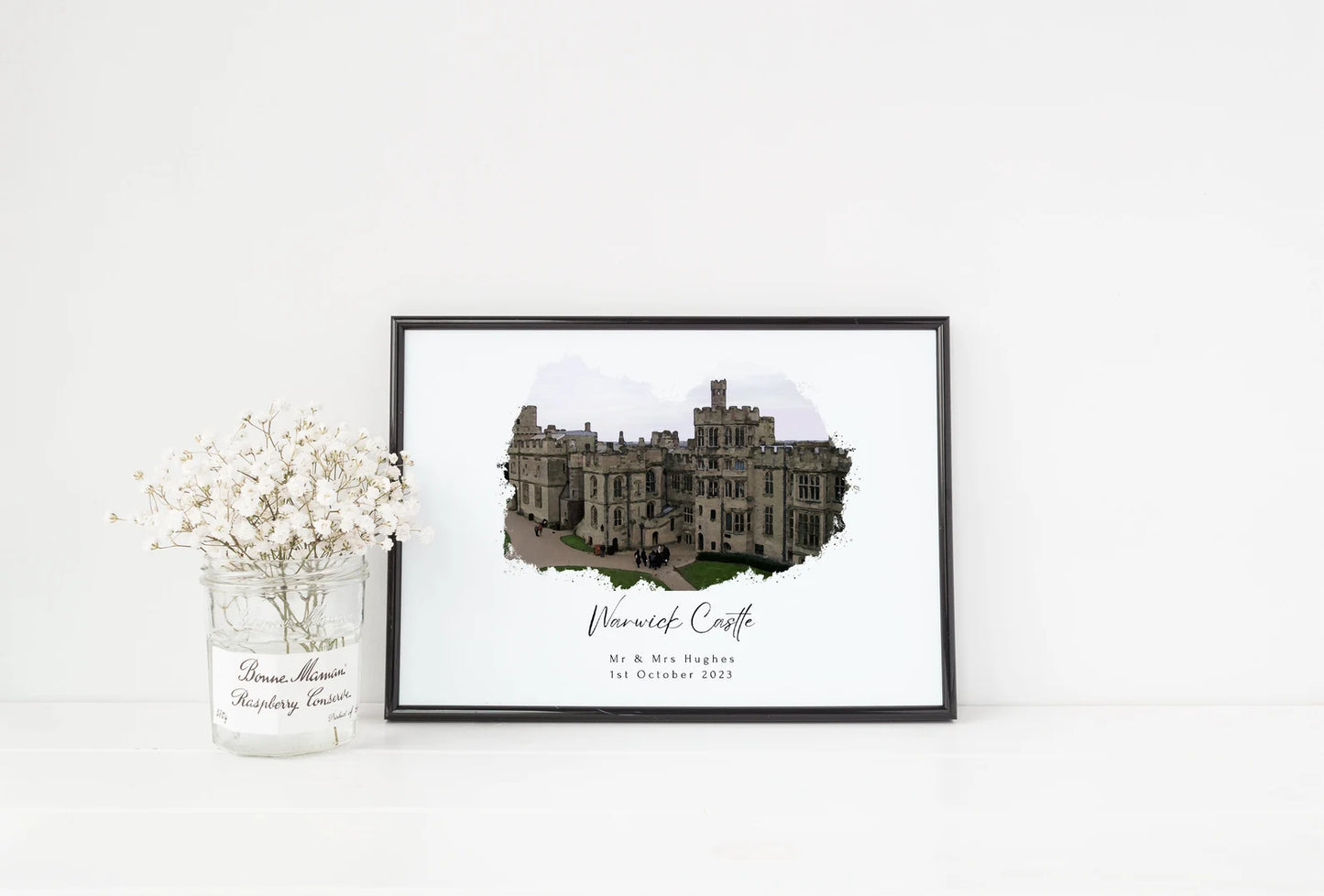 Personalised Wedding Venue Illustration