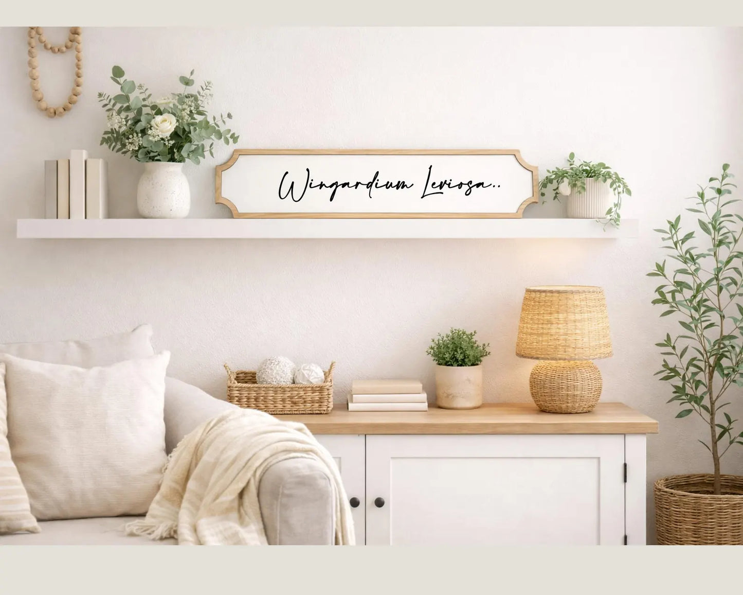 Personalised Acrylic & Oak Sign – Custom Quote / Name Sign – Mother’s Day Gift – Kitchen / Home Decor