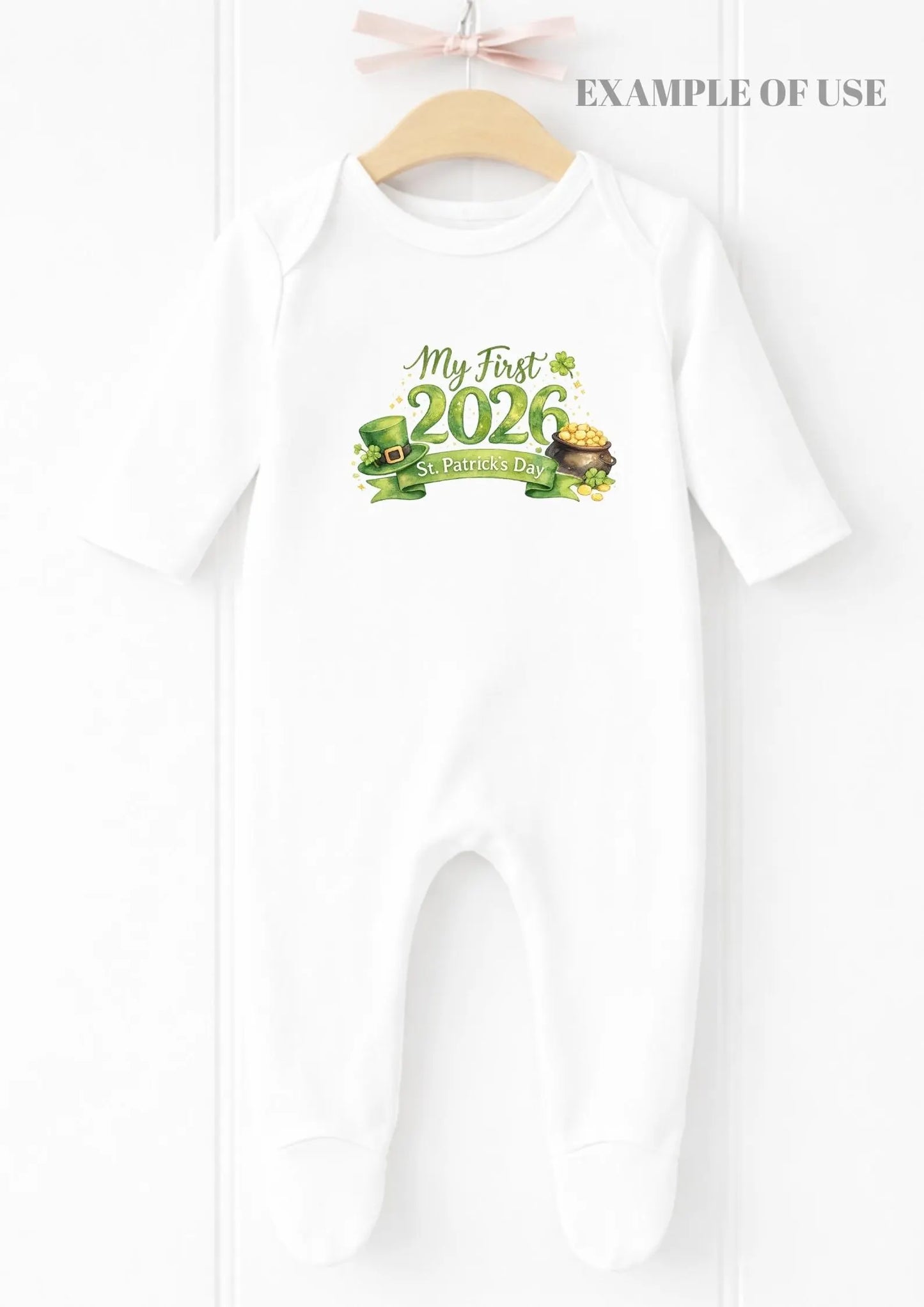 My First St Patrick’s Day 2026 PNG | Baby Sublimation & DTF Design
