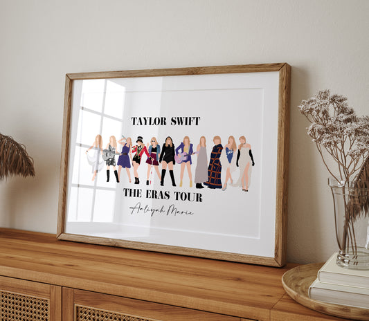 Personalised Eras Tour Print